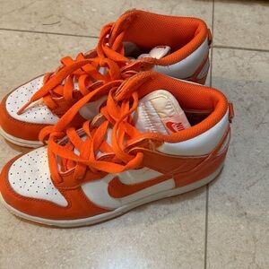 Nike Kids Sneakers - Orange and White